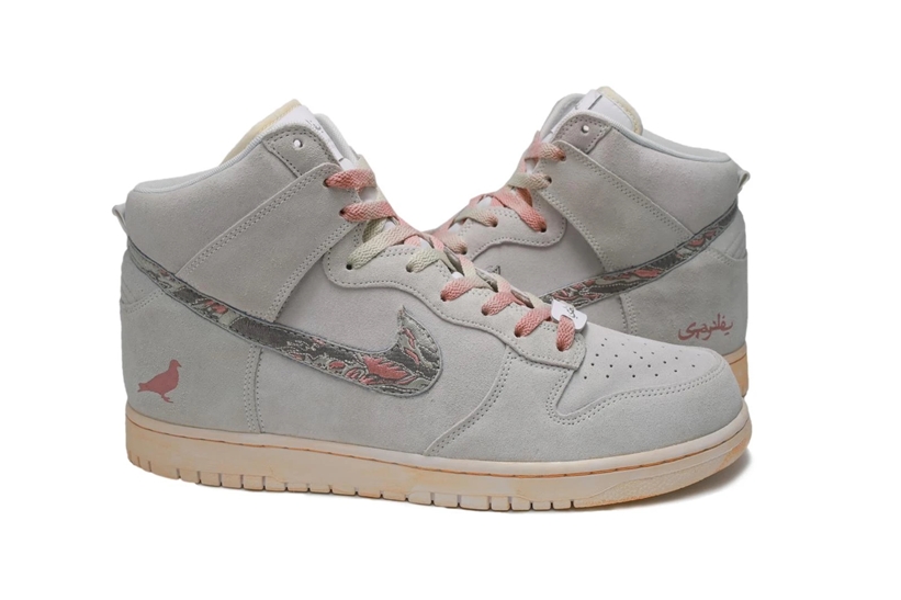 SABOTAGE {SBTG} × Staple コラボ NIKE DUNK HIGH “Pigeon Fury” (サボタージュ ステイプル ナイキ ダンク ハイ “ピジョン フューリー”)