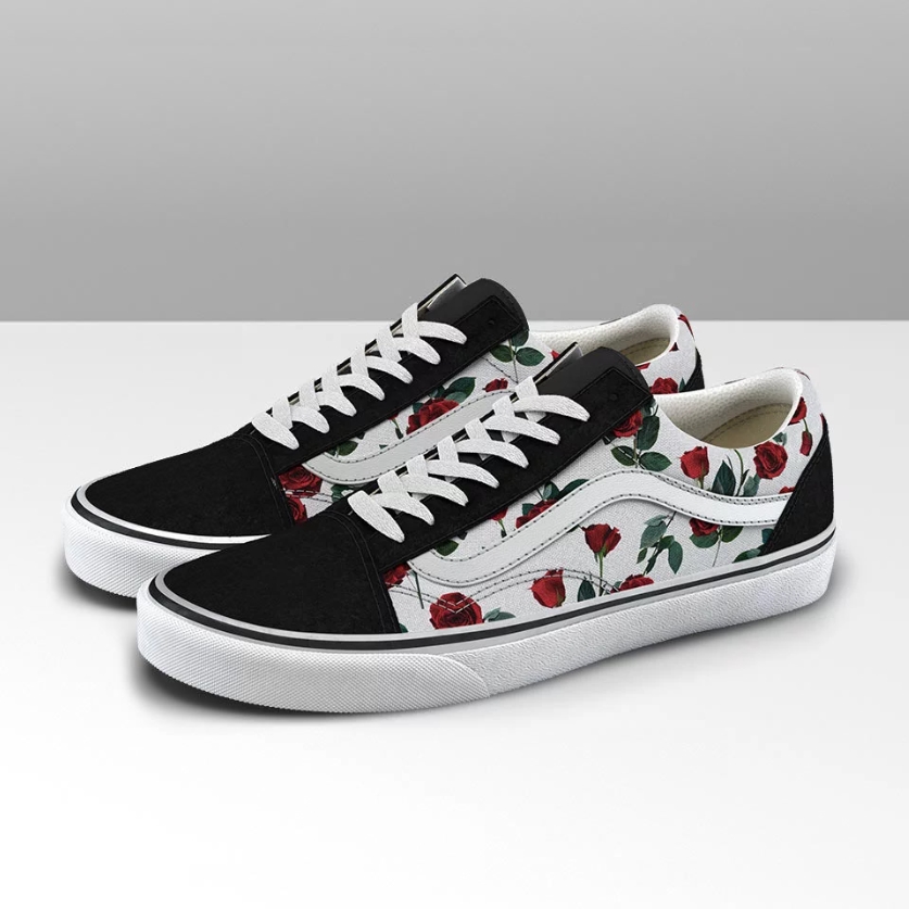 VANS “RED ROSES” OLD SKOOL/CLASSIC SLIP-ON (バンズ “レッドローズ” オールドスクール/クラシックスリッポン)