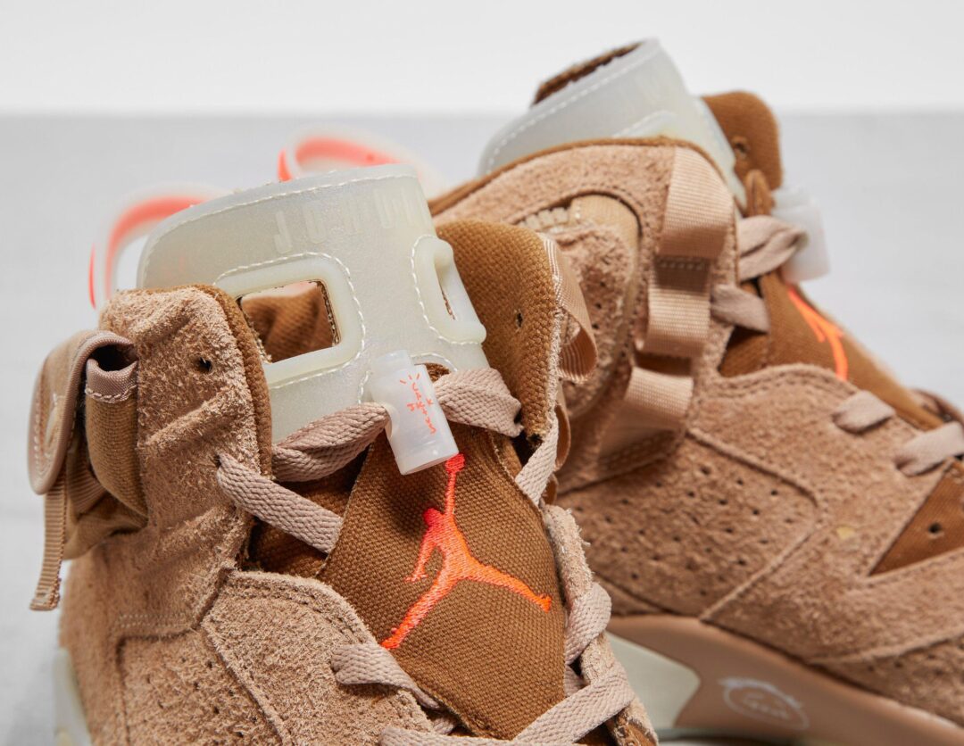 【国内 4/30 発売】トラビス・スコット × ナイキ エア ジョーダン 6 “ブリティッシュカーキ” (TRAVIS SCOTT NIKE AIR JORDAN 6 “British Khaki”) [DH0690-200]