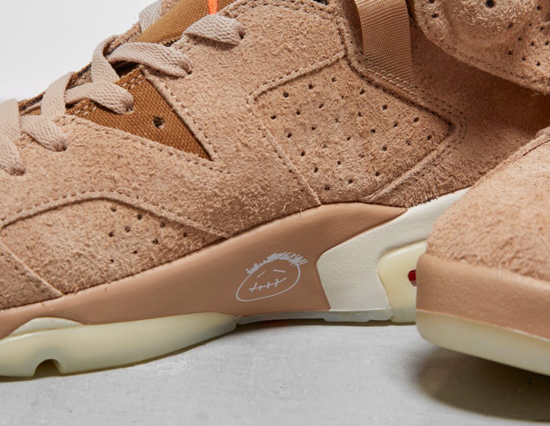 【国内 4/30 発売】トラビス・スコット × ナイキ エア ジョーダン 6 “ブリティッシュカーキ” (TRAVIS SCOTT NIKE AIR JORDAN 6 “British Khaki”) [DH0690-200]