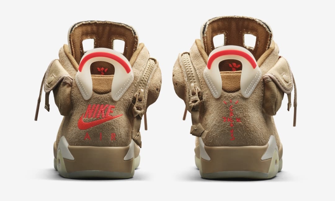 【国内 4/30 発売】トラビス・スコット × ナイキ エア ジョーダン 6 “ブリティッシュカーキ” (TRAVIS SCOTT NIKE AIR JORDAN 6 “British Khaki”) [DH0690-200]