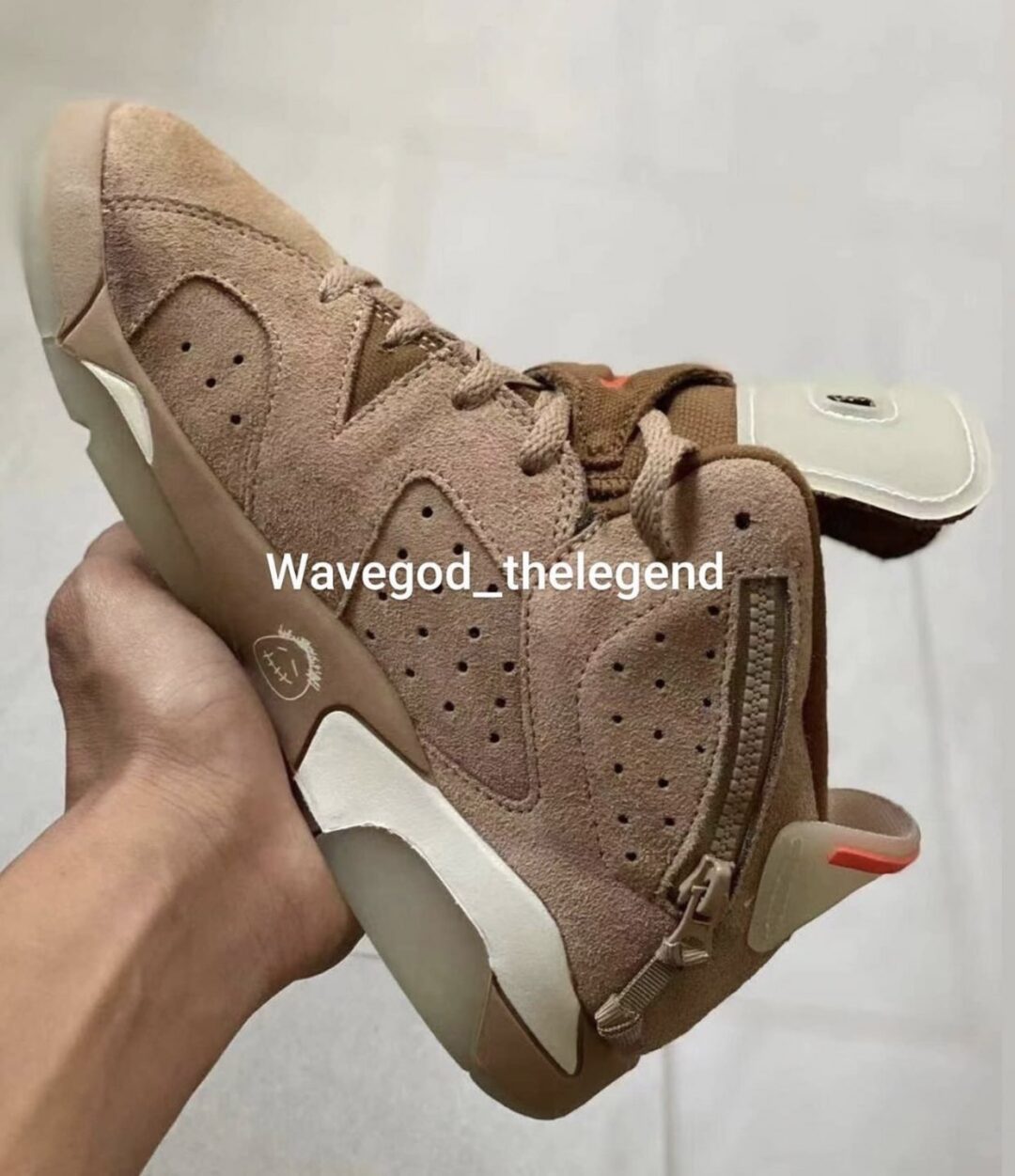 【国内 4/30 発売】トラビス・スコット × ナイキ エア ジョーダン 6 “ブリティッシュカーキ” (TRAVIS SCOTT NIKE AIR JORDAN 6 “British Khaki”) [DH0690-200]