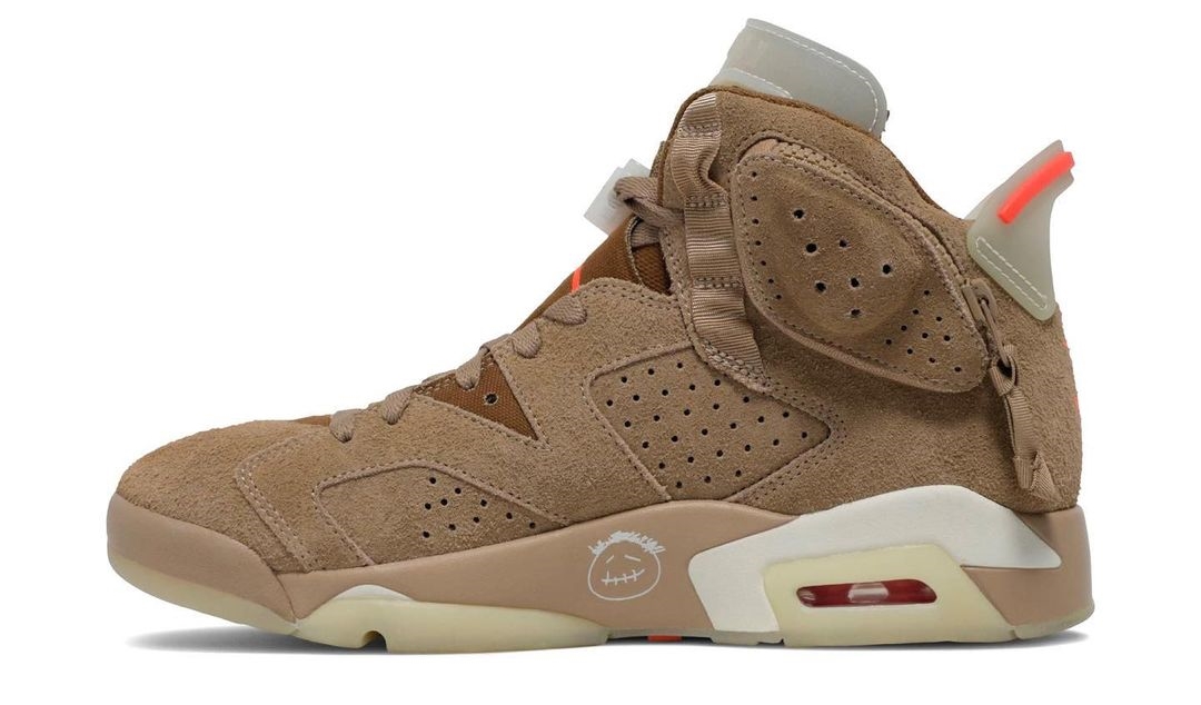 【国内 4/30 発売】トラビス・スコット × ナイキ エア ジョーダン 6 “ブリティッシュカーキ” (TRAVIS SCOTT NIKE AIR JORDAN 6 “British Khaki”) [DH0690-200]