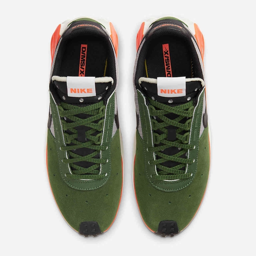 ナイキ D/MS/X ワッフル “フォレストグリーン/ブラック/オレンジ” (NIKE D/MS/X WAFFLE “Forest Green/Black/Orange”) [CQ0205-300]