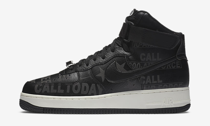 国内 11/26 発売！ナイキ エア フォース 1 07 ハイ プレミアム “フリーダイヤル” ブラック (NIKE AIR FORCE 1 07 HIGH PREMIUM “1-800/Toll Free” Black) [CU1414-001]