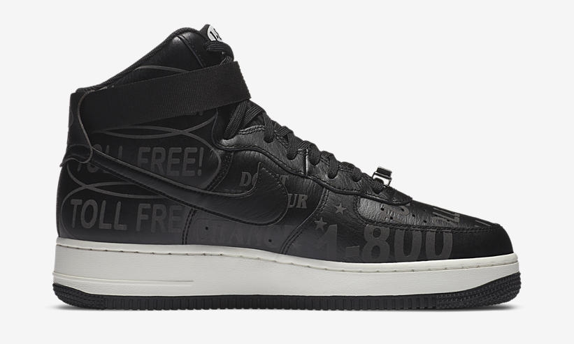 国内 11/26 発売！ナイキ エア フォース 1 07 ハイ プレミアム “フリーダイヤル” ブラック (NIKE AIR FORCE 1 07 HIGH PREMIUM “1-800/Toll Free” Black) [CU1414-001]