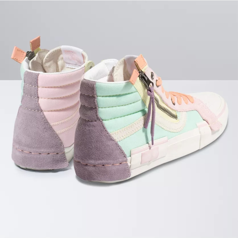 パステルカラーで表現した VANS “PASTEL” SK8-HI Cut & Paste (バンズ “パステル” スケートハイ カットアンドペースト)