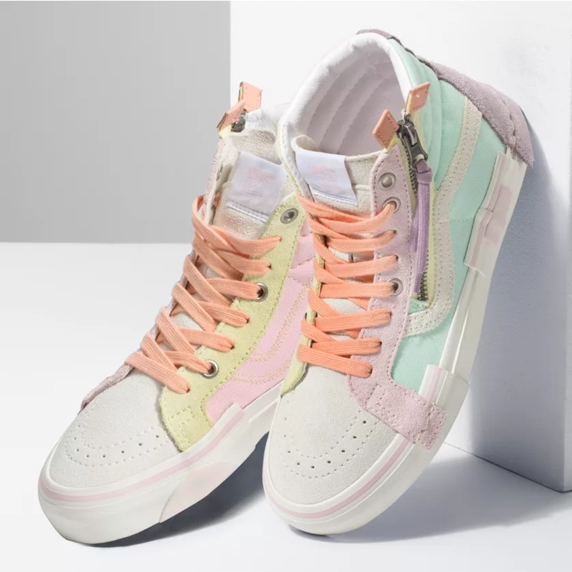 パステルカラーで表現した VANS “PASTEL” SK8-HI Cut & Paste (バンズ "パステル" スケートハイ カットアンドペースト)