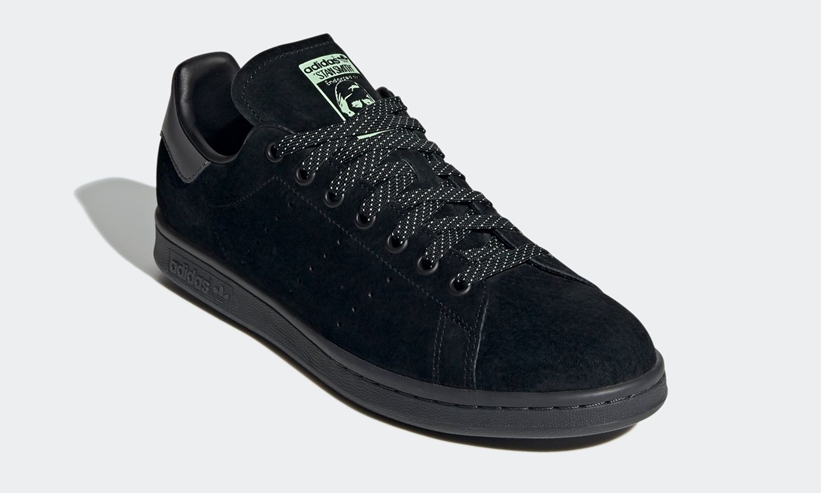 アディダス オリジナルス スタンスミス “コアブラック/グレーシックス/ブラッシュグリーン” (adidas Originals STAN SMITH “Core Black/Grey Six/Brush Green”) [FW2640]