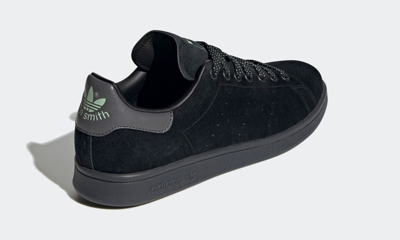 アディダス オリジナルス スタンスミス “コアブラック/グレーシックス/ブラッシュグリーン” (adidas Originals STAN SMITH “Core Black/Grey Six/Brush Green”) [FW2640]