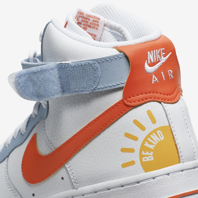 ナイキ エアフォース 1 “ビーカインド” ホワイト (NIKE AIR FORCE 1 “Be Kind” White) [DC2196-100][DC2198-100]