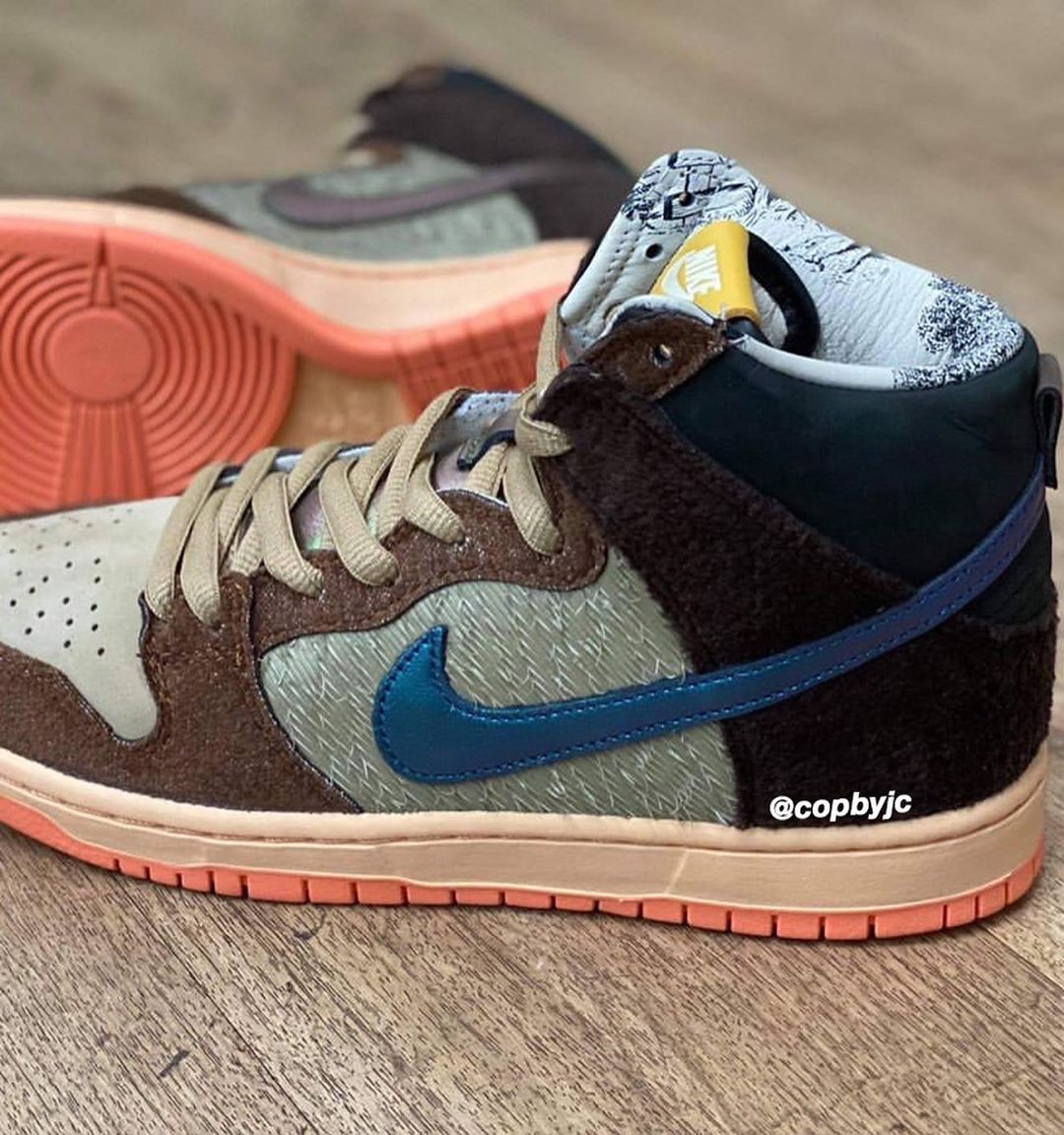 靴/シューズNIKE SB DUNK HIGH ×コンセプツ