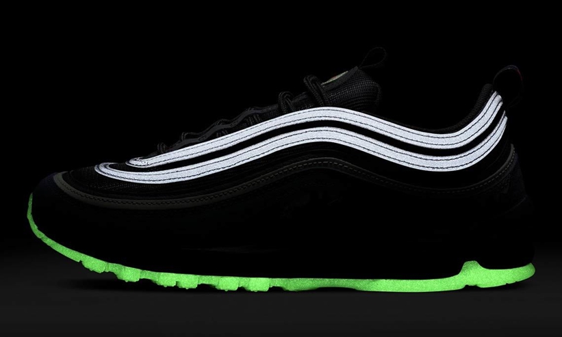 国内 10/31 発売！ナイキ エア マックス 97 “ハロウィン/スライム” ブラック/グロー (NIKE AIR MAX 97 “Halloween/Slime” Black/Glow) [DC1500-001]