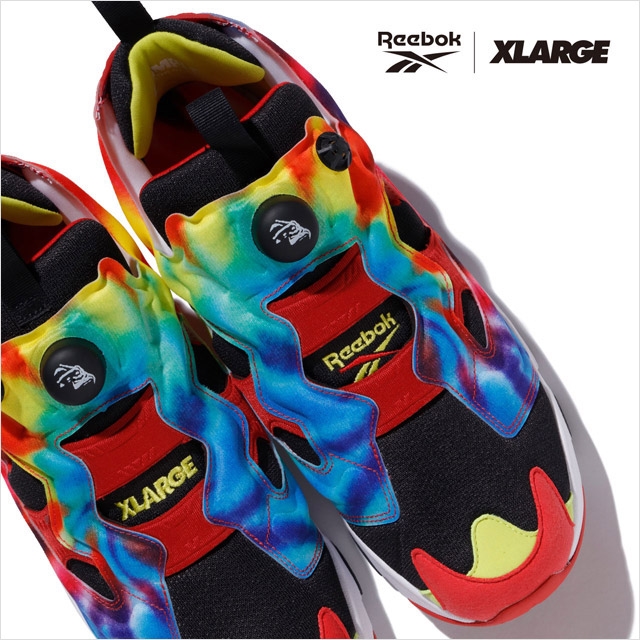 9/26発売！XLARGE × REEBOK INSTA PUMP FURY OG “Tie dye” (エクストラ