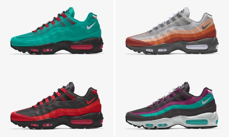 【NIKE BY YOU】OGカラー全19色が選択可能！ナイキ エア マックス 95 (NIKE AIR MAX 95 UNLOCKED) [DJ2662-991]