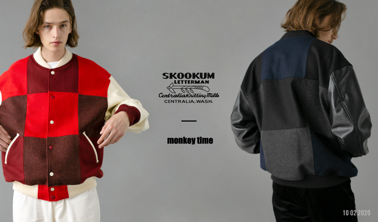 ニットウェアブランド SKOOKUM × monkey time コラボが10/2発売 (スクーカム モンキータイム)