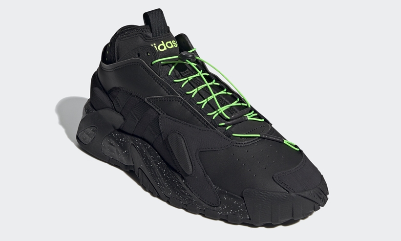 10/15発売！アディダス オリジナルス ストリートボール “コアブラック/ソーラグリーン” (adidas Originals STREETBALL “Core Black/Solar Green”) [FZ1971]