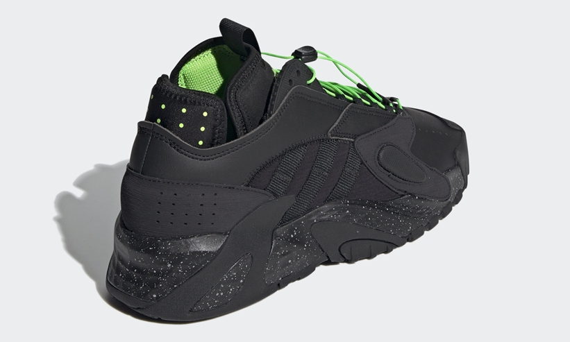 10/15発売！アディダス オリジナルス ストリートボール “コアブラック/ソーラグリーン” (adidas Originals STREETBALL “Core Black/Solar Green”) [FZ1971]