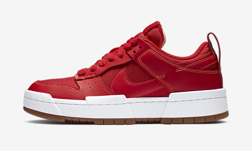 10/16発売！ナイキ ウィメンズ ダンク ロー ディスラプト “レッド/ガム” (NIKE WMNS “DUNK” LOW DISRUPT “Red/Gum”) [CK6654-600]