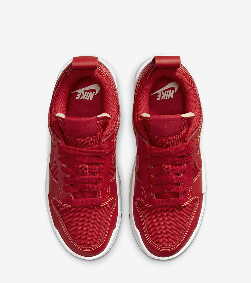 NIKE WMNS DUNK LOW DISRUPT UNIVERSITYRED