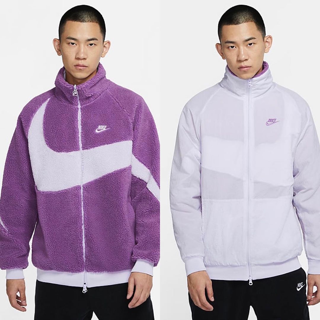 10月発売！2020年 ナイキ スポーツウェア リバーシブル スウッシュ フル ジップ ボア ジャケット (NIKE NSW REVERSIBLE SWOOSH FULL ZIP BOA JACKET) [BQ6546-017,114,350,570]