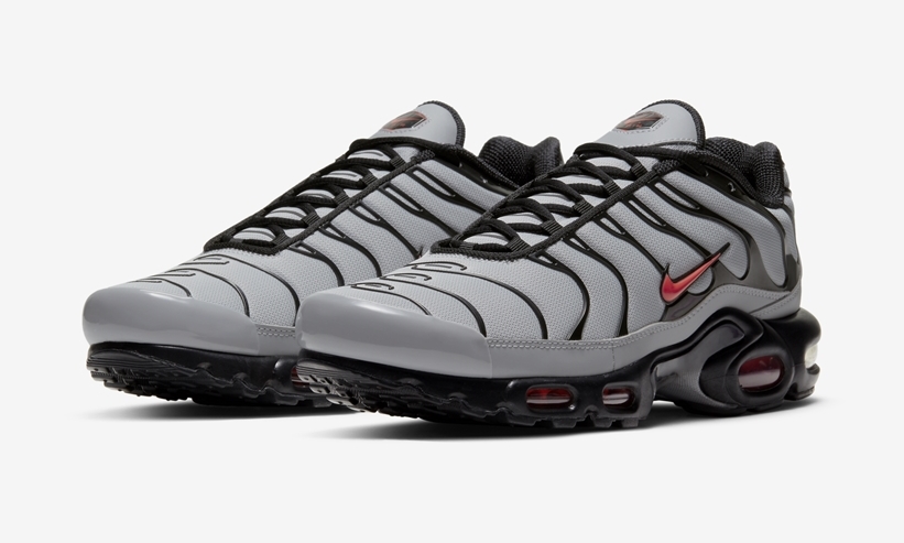 ナイキ エア マックス プラス “グレー/ブラック/レッド” (NIKE AIR MAX PLUS “Grey/Black/Red”) [DC1936-002]