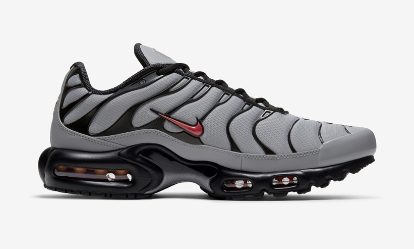 ナイキ エア マックス プラス “グレー/ブラック/レッド” (NIKE AIR MAX PLUS “Grey/Black/Red”) [DC1936-002]