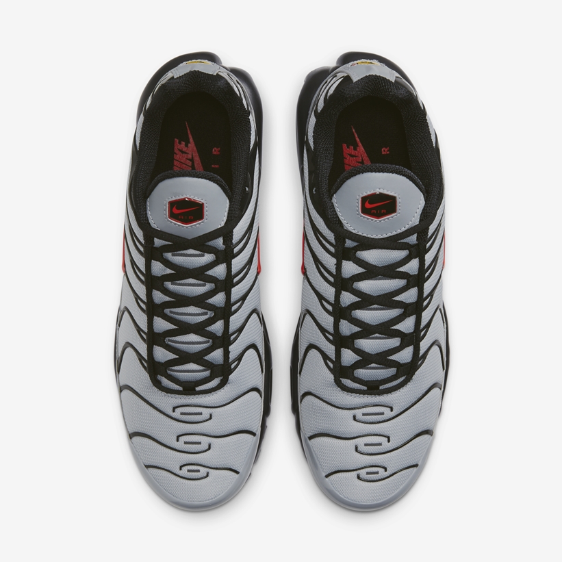 ナイキ エア マックス プラス “グレー/ブラック/レッド” (NIKE AIR MAX PLUS “Grey/Black/Red”) [DC1936-002]