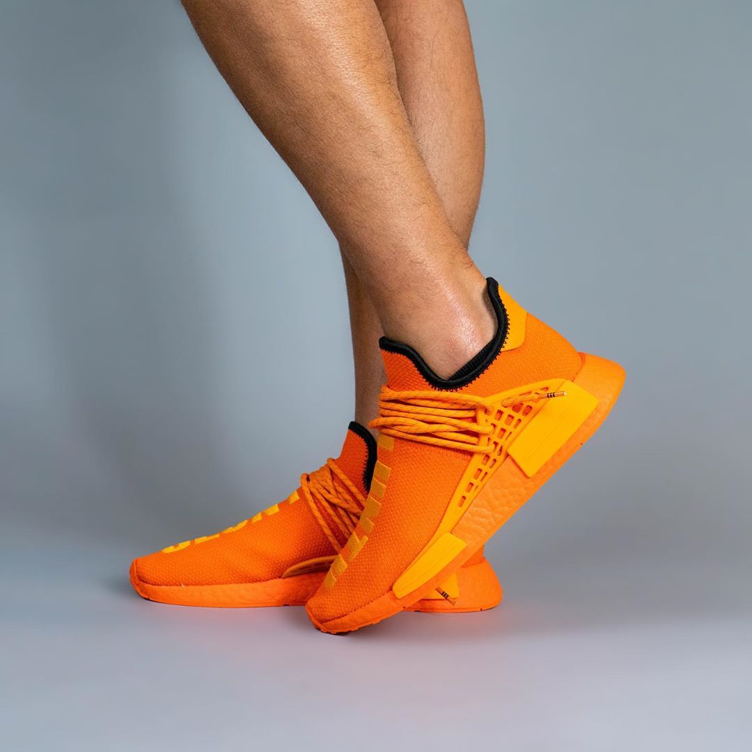 12/18、6/12 発売！Pharrell Williams x adidas Originals NMD TRAIL HU “Orange/ULUNTU” (ファレル・ウィリアムス アディダス オリジナルス エヌエムディー “オレンジ/ブラック”) [GY0095]