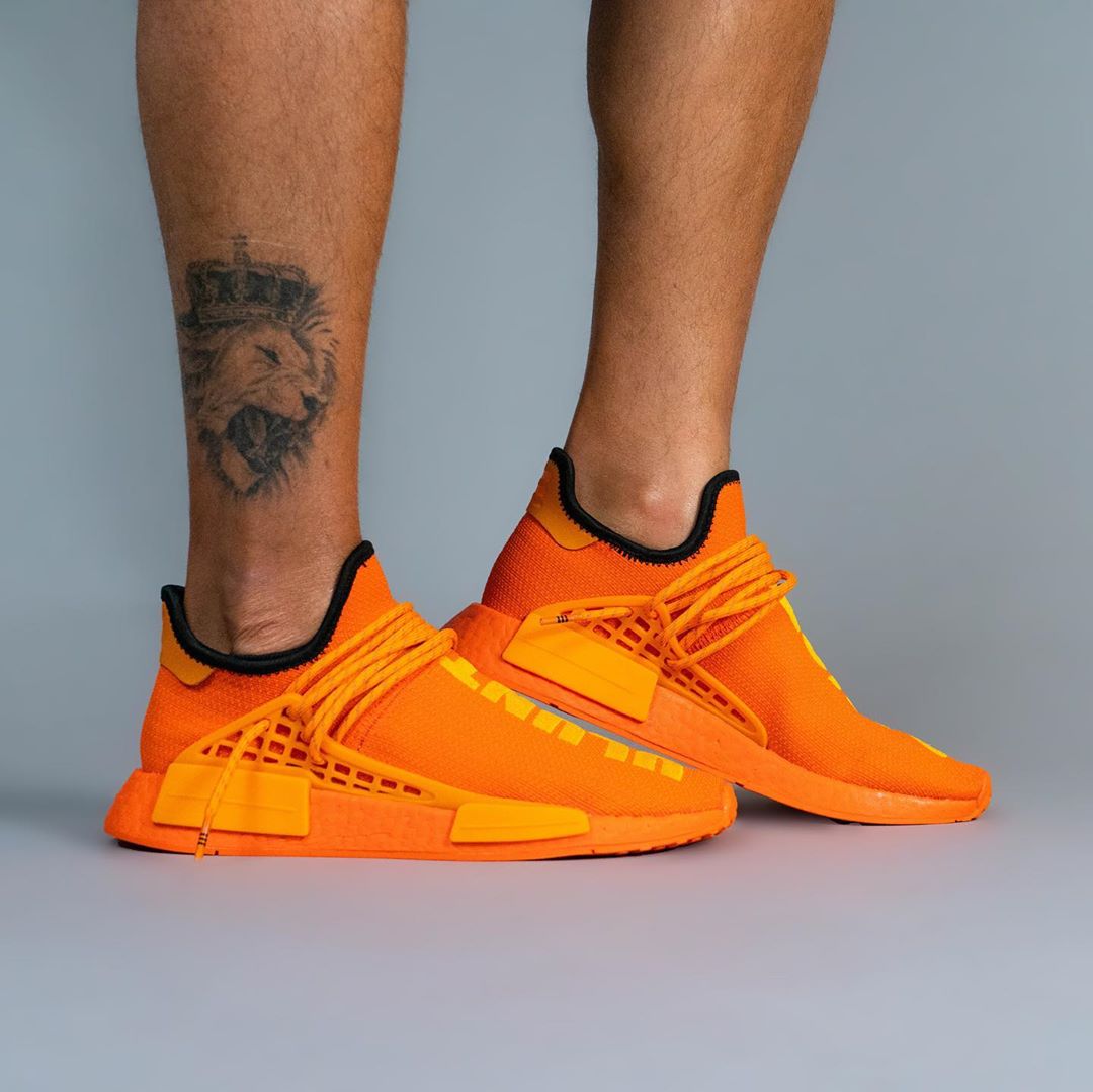 12/18、6/12 発売！Pharrell Williams x adidas Originals NMD TRAIL HU “Orange/ULUNTU” (ファレル・ウィリアムス アディダス オリジナルス エヌエムディー “オレンジ/ブラック”) [GY0095]