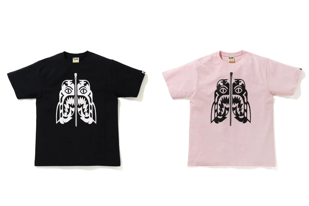 A BATHING APEからタイガーモチーフをスワロフスキーで飾った「CRYSTAL STONE TIGER TEE」が10/3発売 (ア ベイシング エイプ)