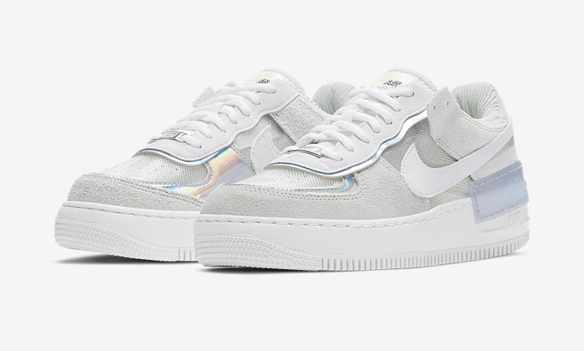 ナイキ ウィメンズ エア フォース 1 ロー シャドウ “ピュアプラチナム/ホワイト/ボルト” (NIKE WMNS AIR FORCE 1 LOW SHADOW “Pure Platinum/White/Volt”) [DC5255-043]