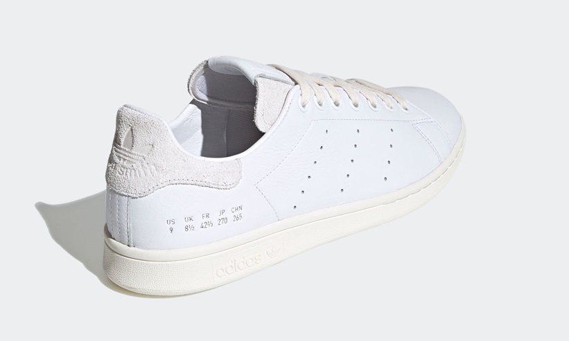 9/30 発売！サイズ表記が刻印された アディダス オリジナルス スタンスミス “ホワイト” (adidas Originals STAN SMITH “White”) [FY0040]