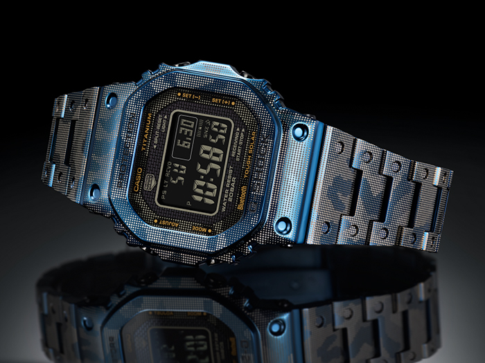 G-SHOCKからカモフラージュ柄のフルメタルスクエアモデル「GMW-B5000TCF-2JR」が10月発売 (Gショック ジーショック)