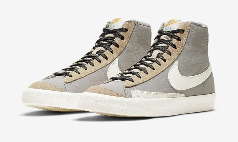 ナイキ ブレーザー ミッド 77 ビンテージ SE “カレッジグレー/ライトボーン” (NIKE BLAZER MID 77 VINTAGE SE “College Grey/Light Bone”) [DC5269-033]