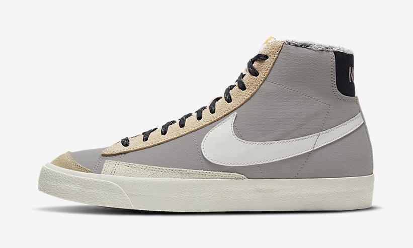 ナイキ ブレーザー ミッド 77 ビンテージ SE “カレッジグレー/ライトボーン” (NIKE BLAZER MID 77 VINTAGE SE “College Grey/Light Bone”) [DC5269-033]