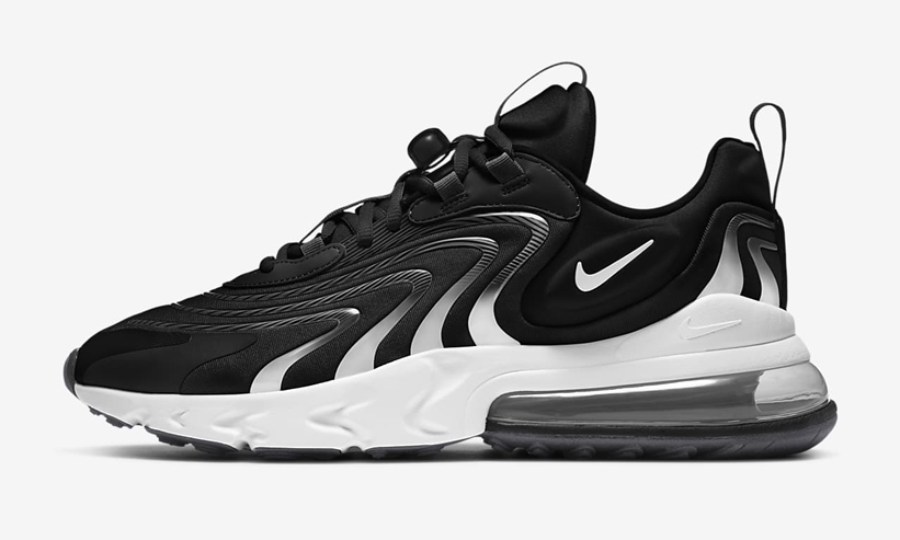 ナイキ エア マックス 270 リアクト ENG “ブラック/ダークスモークグレー” (NIKE AIR MAX 270 REACT ENG “Black/Dark Smoke Grey”) [CT1281-100]