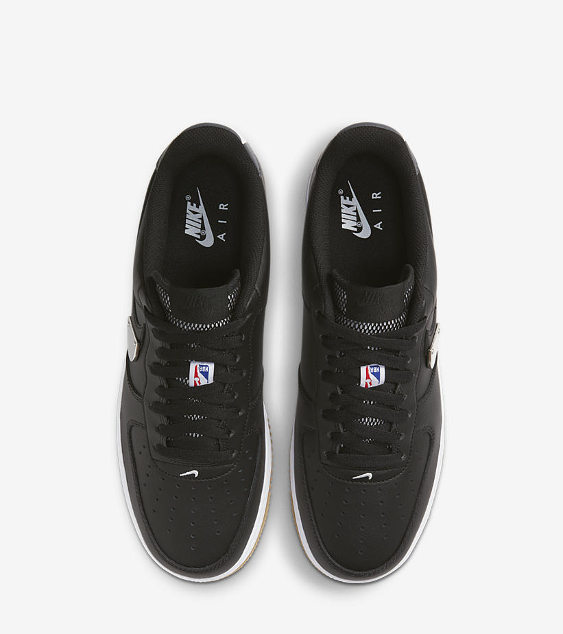 ナイキ エア フォース 1 ロー “エヌビーエー パック” ブラック/ウルフグレー/ダークグレー (NIKE AIR FORCE 1 LOW “NBA Pack” Black/Wolf Gray/Dark Gray) [CT2298-001]