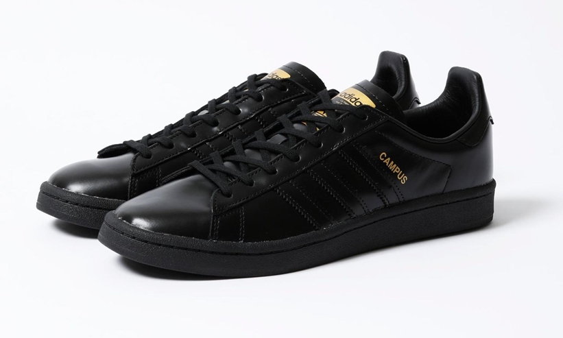 11月中旬発売！BEAUTY&YOUTH × adidas Originals 別注 CAMPUS "BLACK LEATHER" (ビューティアンドユース アディダス オリジナルス キャンパス "ブラックレザー")