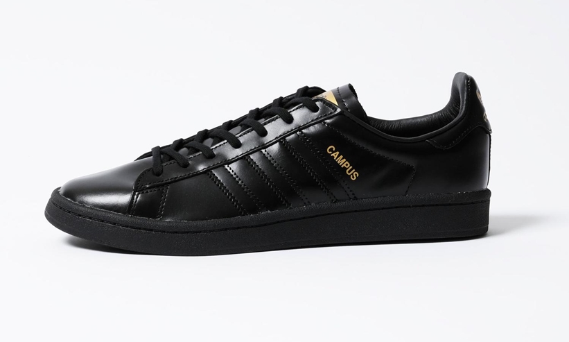 11月中旬発売！BEAUTY&YOUTH × adidas Originals 別注 CAMPUS “BLACK LEATHER” (ビューティアンドユース アディダス オリジナルス キャンパス “ブラックレザー”) [FZ3645]