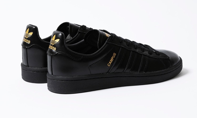 11月中旬発売！BEAUTY&YOUTH × adidas Originals 別注 CAMPUS “BLACK LEATHER” (ビューティアンドユース アディダス オリジナルス キャンパス “ブラックレザー”) [FZ3645]