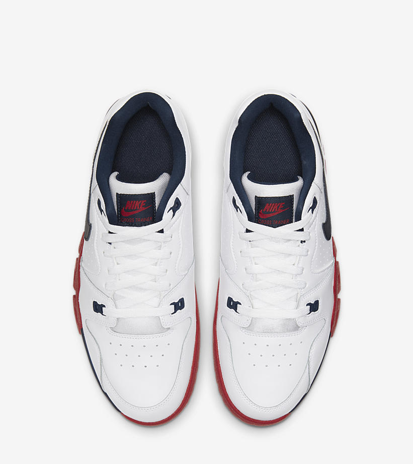 ナイキ クロス トレーナー ロー “ホワイト/ジムレッド/オブシディアン” (NIKE CROSS TRAINER LOW “White/Gym Red/Obsidian”) [CQ9182-101]