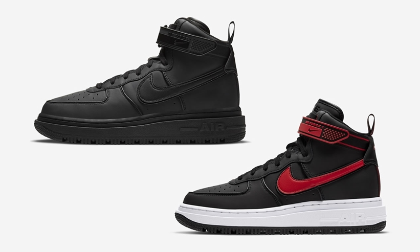 ナイキ エア フォース 1 ハイ ウィンター "オールブラック" "ブラック/レッド" (NIKE AIR FORCE 1 HIGH WINTER "Triple Black" "Black/Red") [DA0418-001,002]