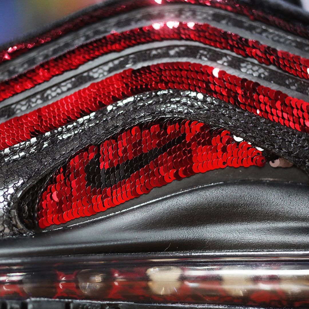 ナイキ ウィメンズ エア マックス 97 "ブラック/レッド/スパンコール" (NIKE WMNS AIR MAX 97 “Black/Red/Sequin”)