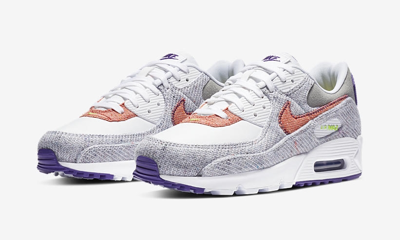 ナイキ エア マックス 90 "ホワイト/エレクトリックグリーン/コートパープル" (NIKE AIR MAX 90 "White/Electric Green/Court Purple") [CT1684-100]