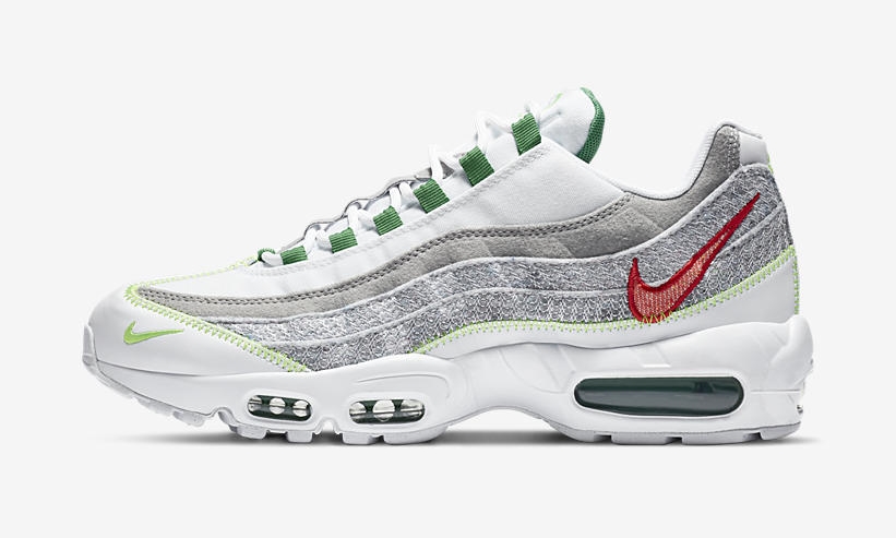 11/17 発売！ナイキ エア マックス 95 NRG “ホワイト/クラシックグリーン/エレクトリックグリーン” (NIKE AIR MAX 95 NRG “White/Classic Green/Electric Green”) [CU5517-100]