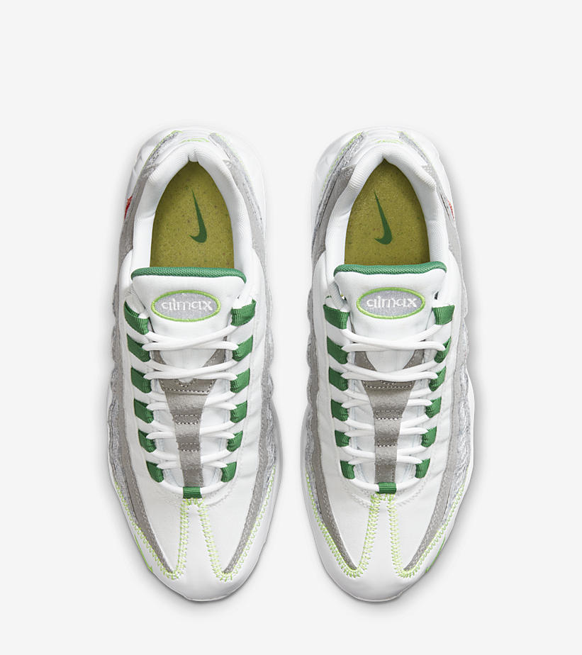 11/17 発売！ナイキ エア マックス 95 NRG “ホワイト/クラシックグリーン/エレクトリックグリーン” (NIKE AIR MAX 95 NRG “White/Classic Green/Electric Green”) [CU5517-100]