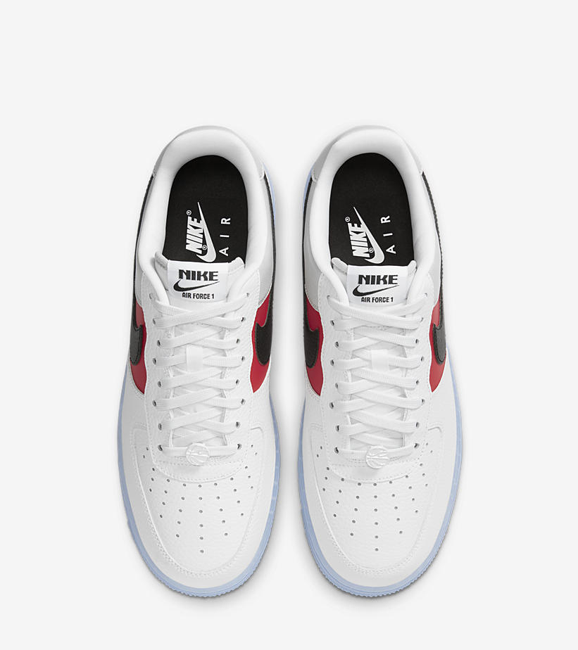 10/23 発売予定！ナイキ エア フォース 1 07 ロー EMB “ホワイト/レッド/ブラック” (NIKE AIR FORCE 1 07 LOW EMB “White/Red/Black”) [CT2295-110]