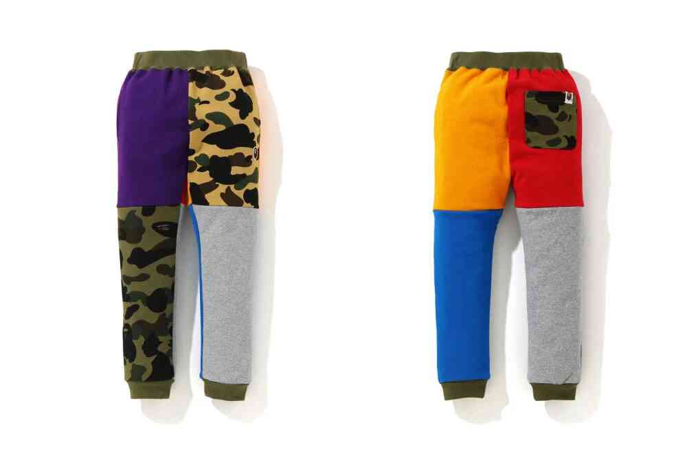 A BATHING APEから1ST CAMOを大胆なカラーブロッキングでクレイジーパターンに仕上げた「BAPE 1ST CAMO CRAZY