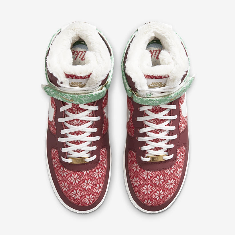 海外 12/1発売予定！ナイキ エア フォース 1 ハイ “クリスマス 2020” (NIKE AIR FORCE 1 HIGH “Christmas”) [DC1620-600]